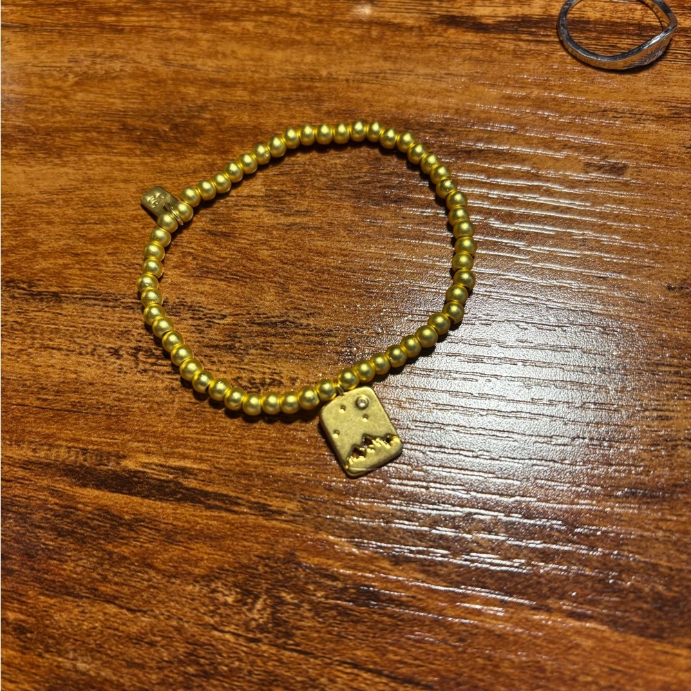 Gold Beaded Bracelet